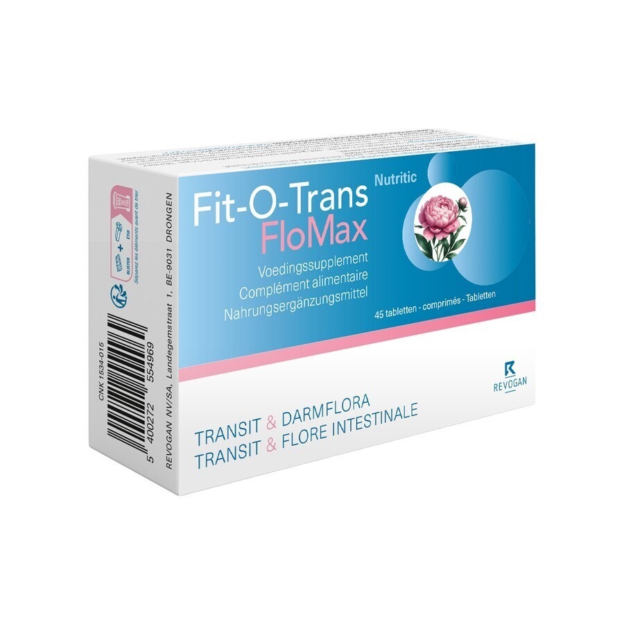 Revogan Fit-O-Trans FloMax Nutritic Transit & Darmflora 45 Tabletten