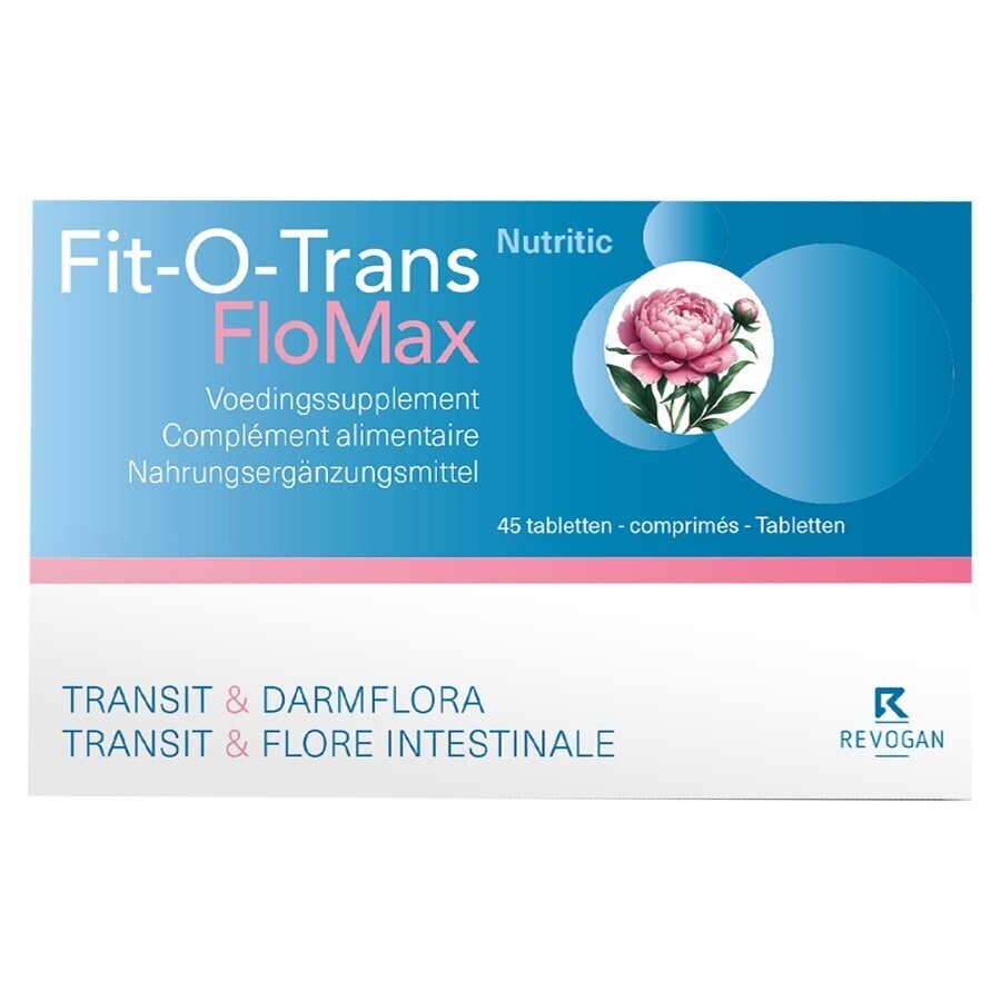 Revogan Fit-O-Trans FloMax Nutritic Transit & Darmflora 45 Tabletten