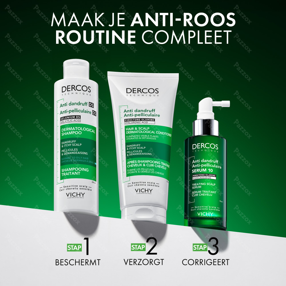 Vichy Dercos Anti-Roos DS Shampoo Navulling Normaal tot Vet Haar