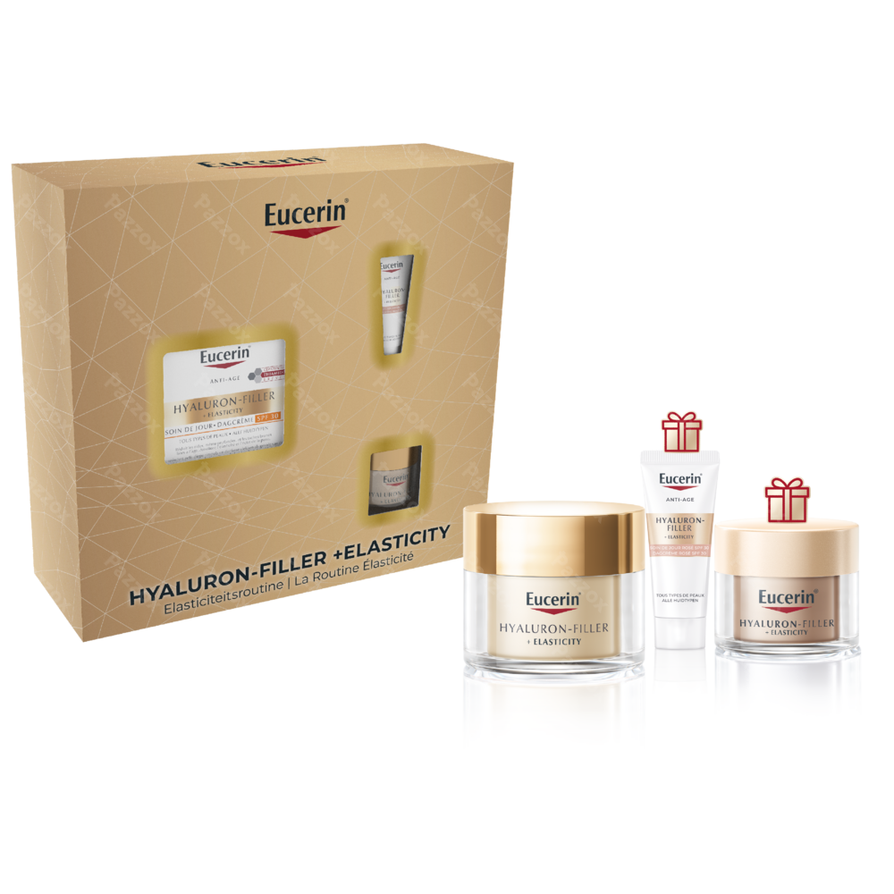 Eucerin Geschenkpakket Hyaluron-Filler + Elasticity Dag Crème SPF30 