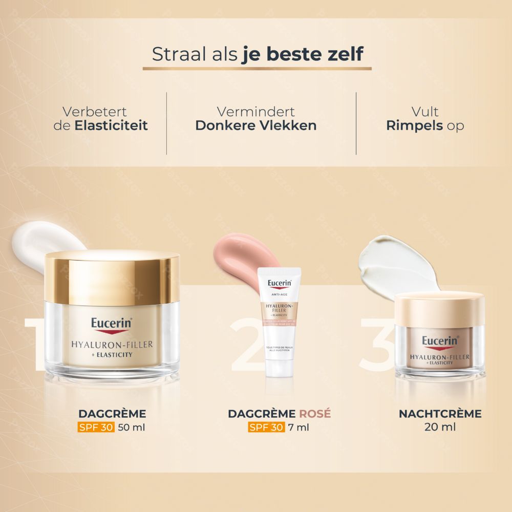 Eucerin Geschenkpakket Hyaluron-Filler + Elasticity Dag Crème SPF30 