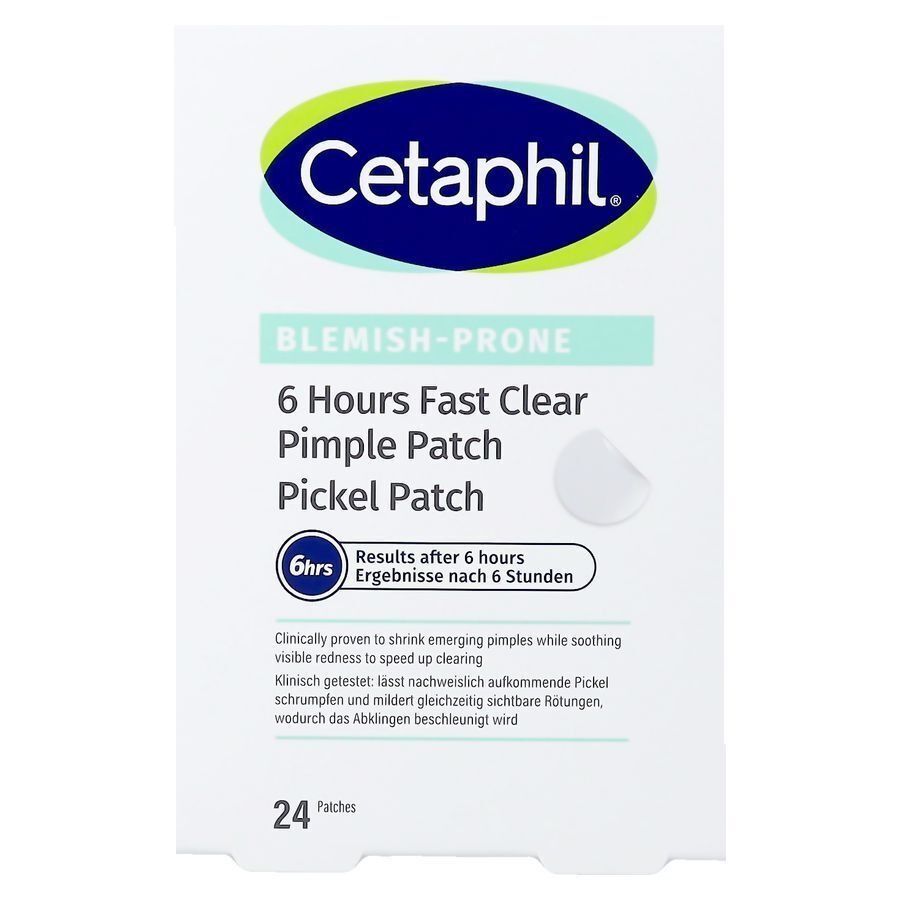 Cetaphil 6 uur Fast Clear Pimple Patch tegen Puistjes 24 Stuks