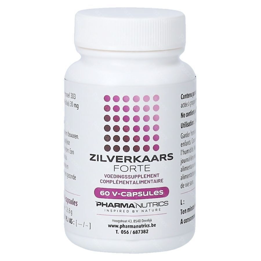Pharmanutrics Zilverkaars Forte 60 V-capsules