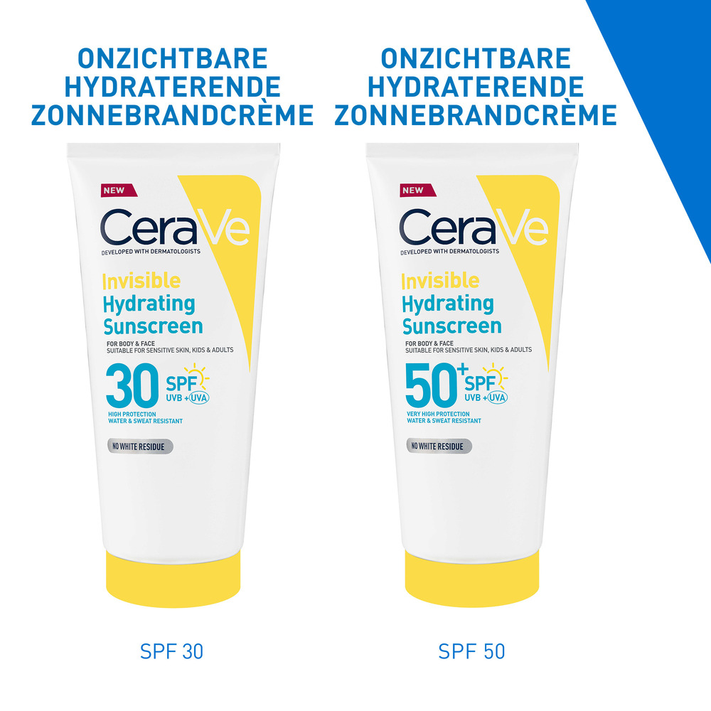 CeraVe Sun Hydraterende Onzichtbare Zonne Fluide SPF30 75 ml