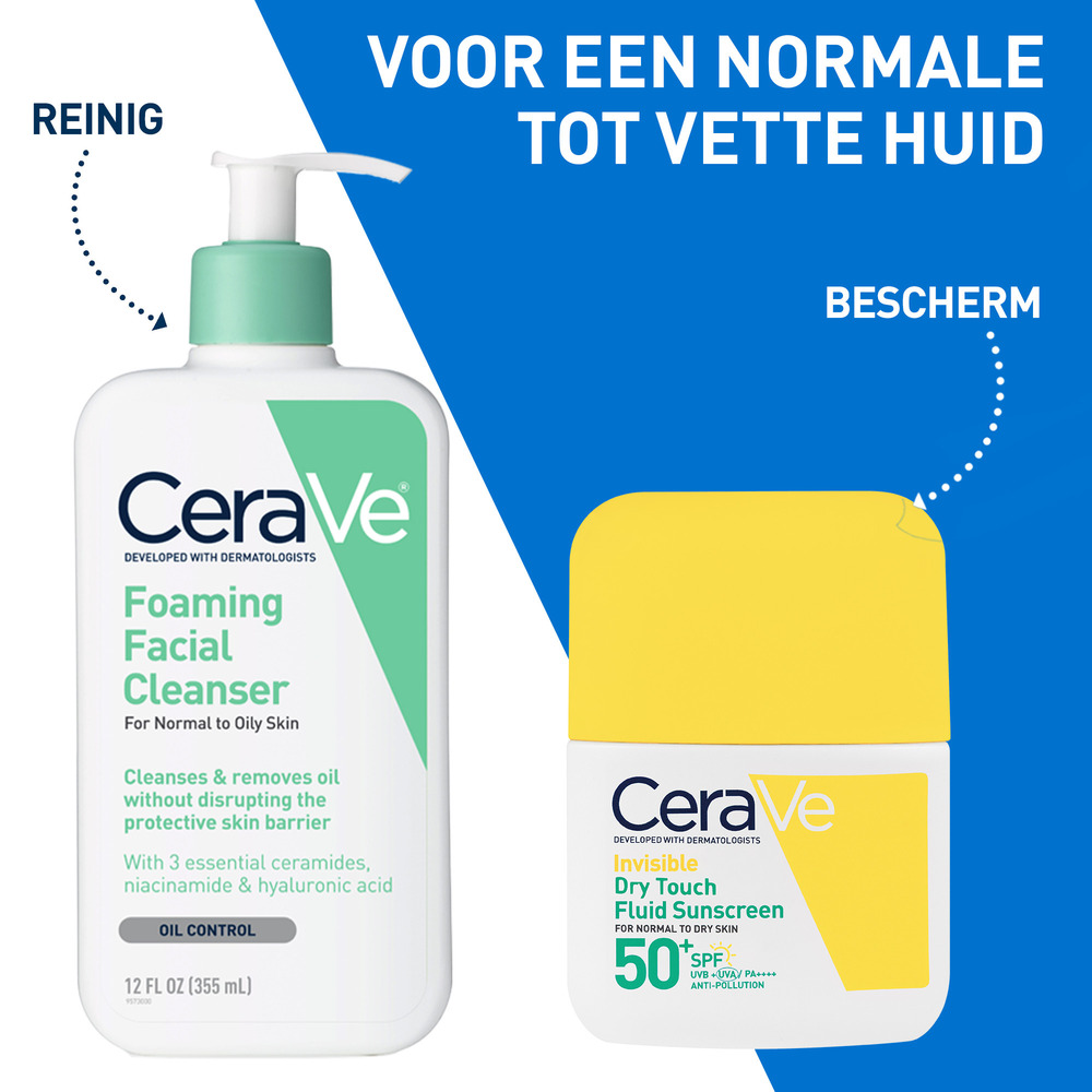 CeraVe Sun Dry Touch Onzichtbare Matterende Fluide SPF50 50 ml