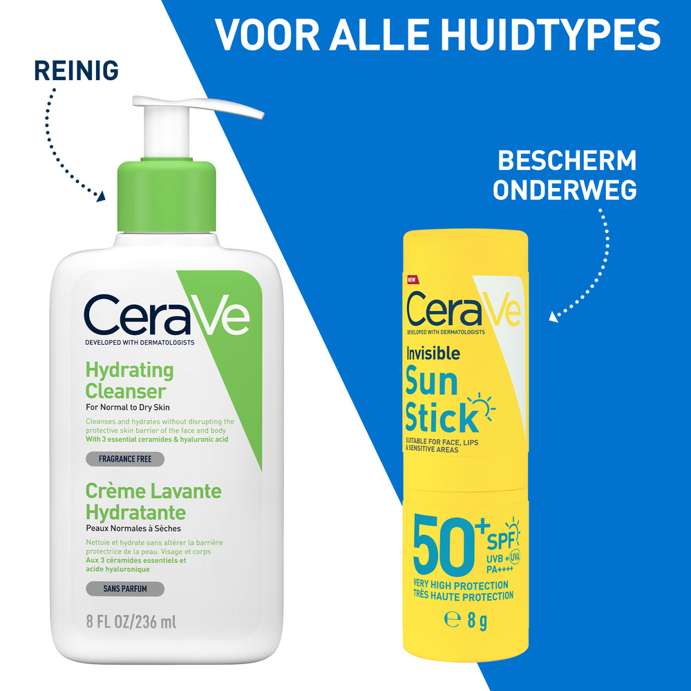CeraVe Sun Onzichtbare Zonnestick SPF50+ 8 gr