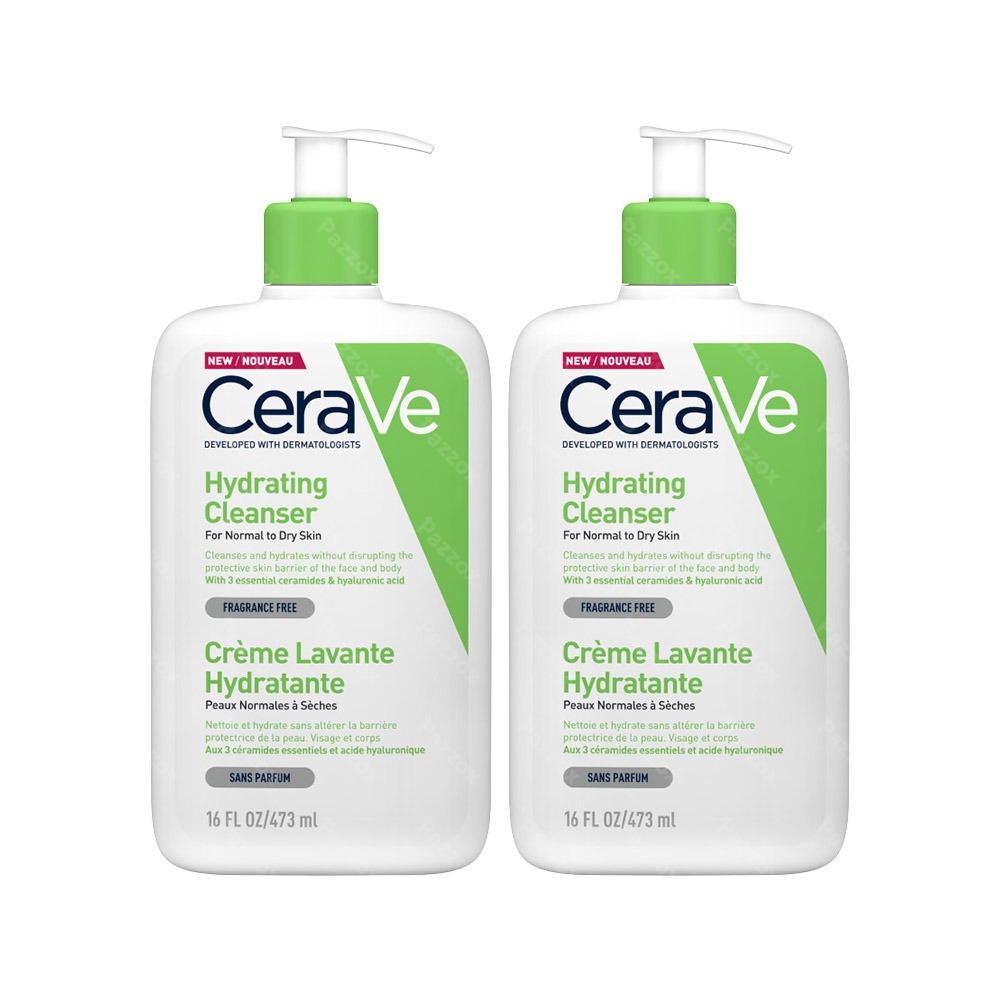 Cerave Duo Hydraterende Cleanser 2 x 473ml