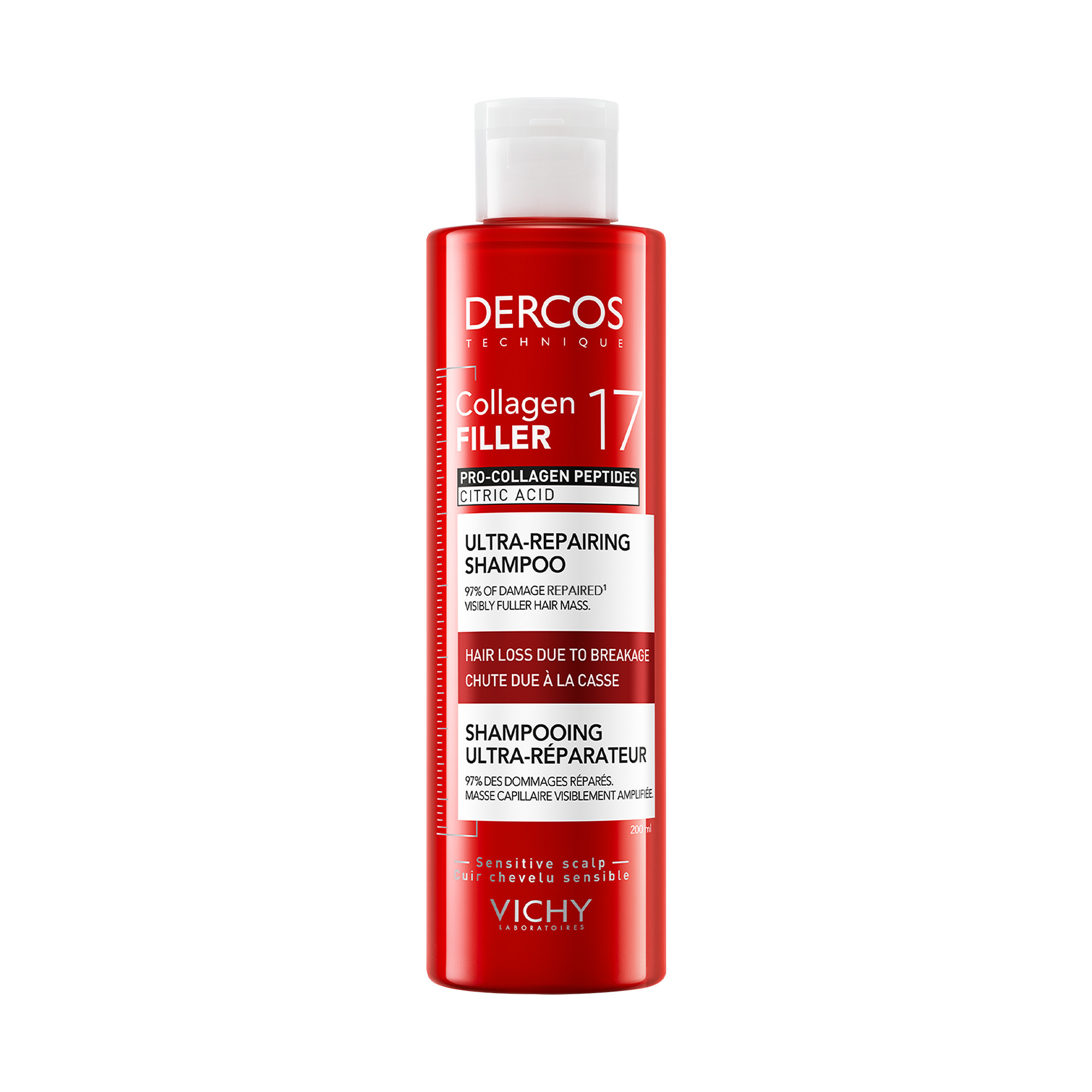 Vichy Dercos Collagen 17 Filler Shampoo 200ml afbeelding