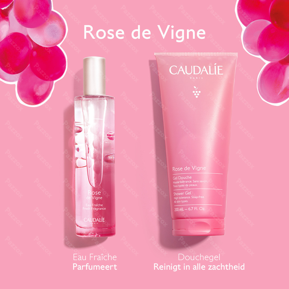Caudalie Kerst Set Rose Vigne 2025 2 Producten