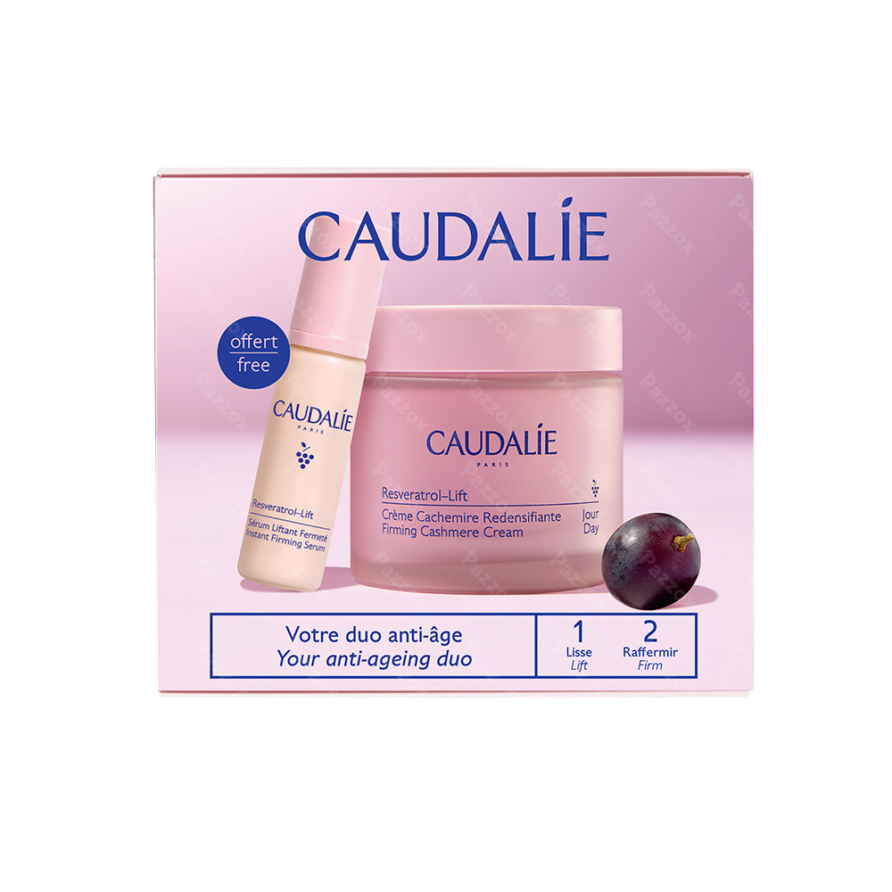 Caudalie Resveratrol Lift Crème Kasjmier 2 Producten