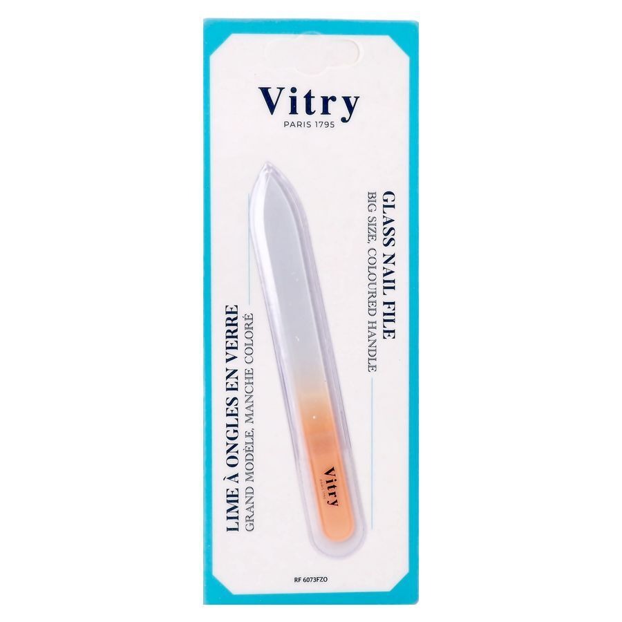 Vitry Glasvijl Heft In Fluo Oranje