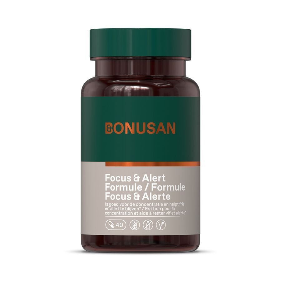 Bonusan Focus & Alert Formule 40 Capsules