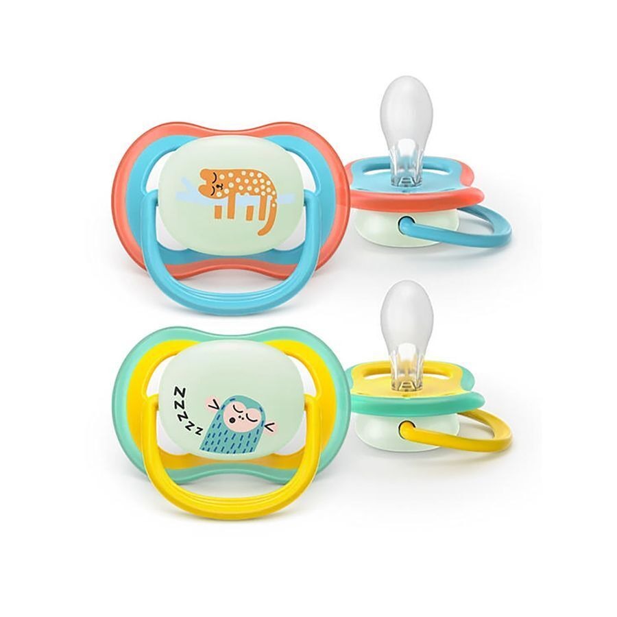 Philips Avent Fopspeen +18m Air Night Aap/poes 2