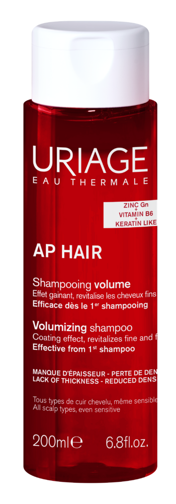 Uriage AP Hair Volume Shampoo Fijn en Futloos Haar 200ml
