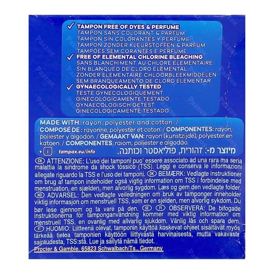 Tampax Compak Super Tampons 24