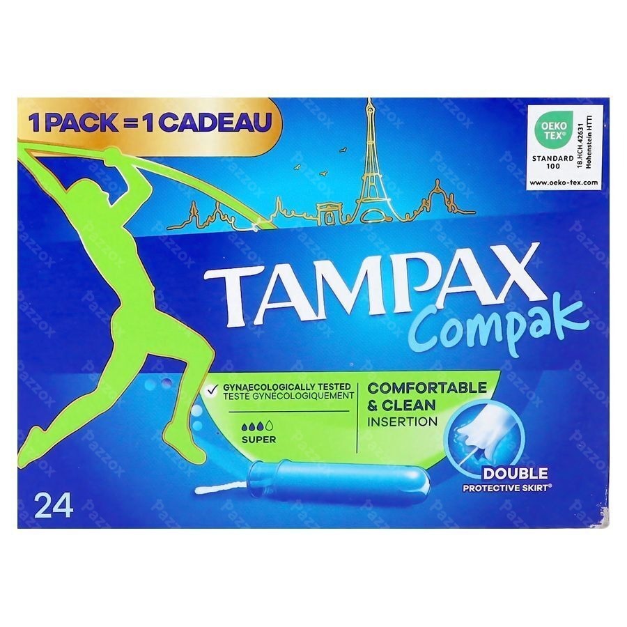 Tampax Compak Super Tampons 24