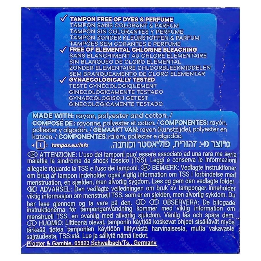 Tampax Compak Super Tampons 24