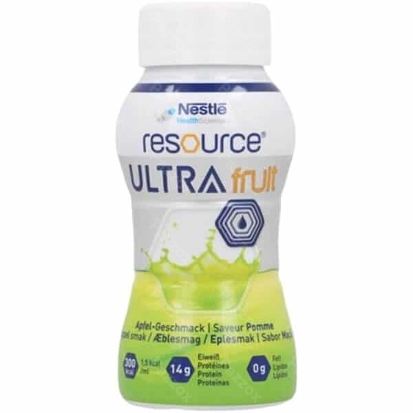 Nestlé Resource Ultra Fruit Appel 4x200ml