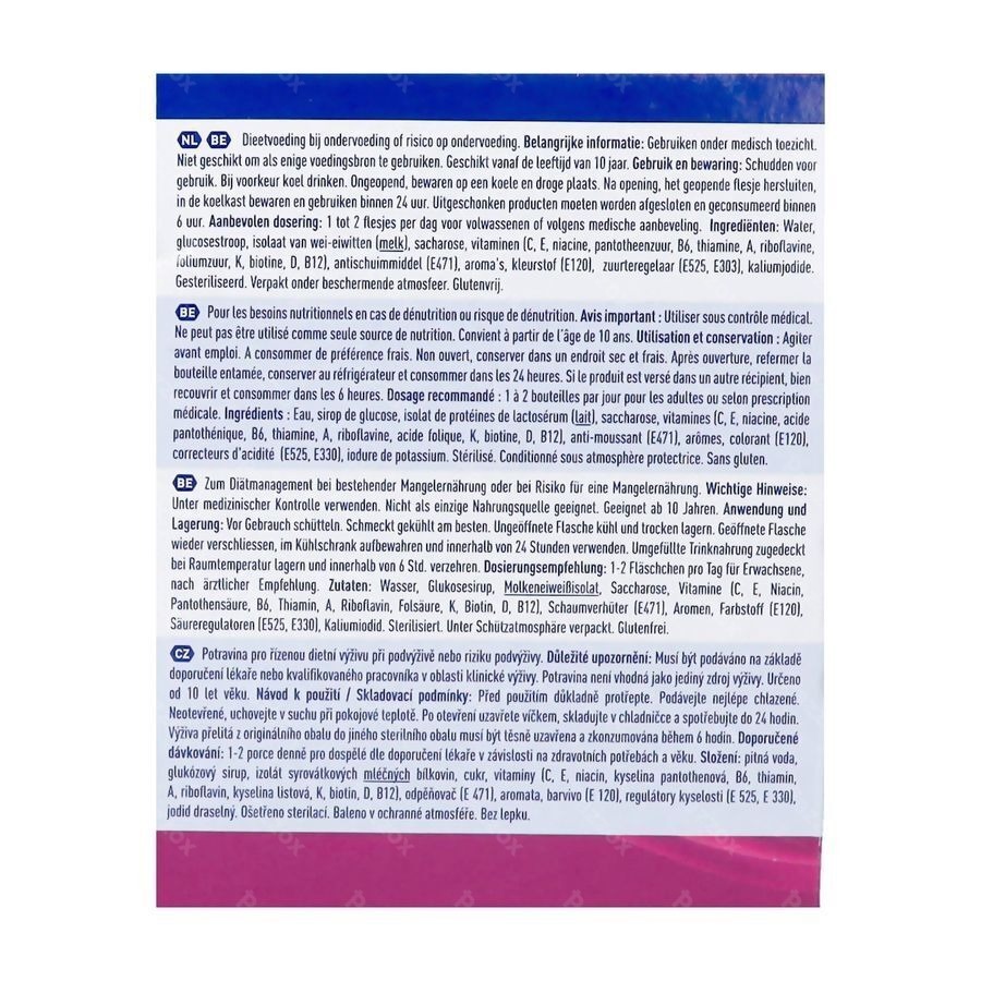 Nestlé Resource Ultra Fruit Rood Fruit 4x200ml