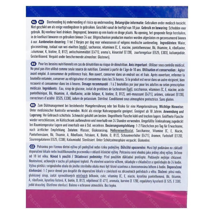 Nestlé Resource Ultra Fruit Rood Fruit 4x200ml