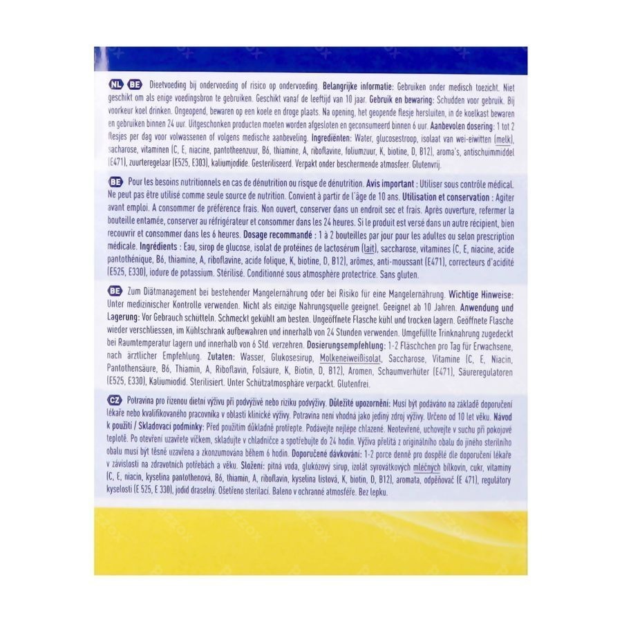 Nestlé Resource Ultra Fruit Ananassmaak 4x200ml