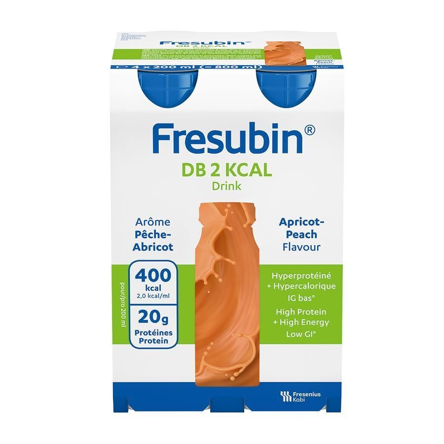 Fresubin Db 2 Kcal Drink Abrikoos-perzik 4x200ml