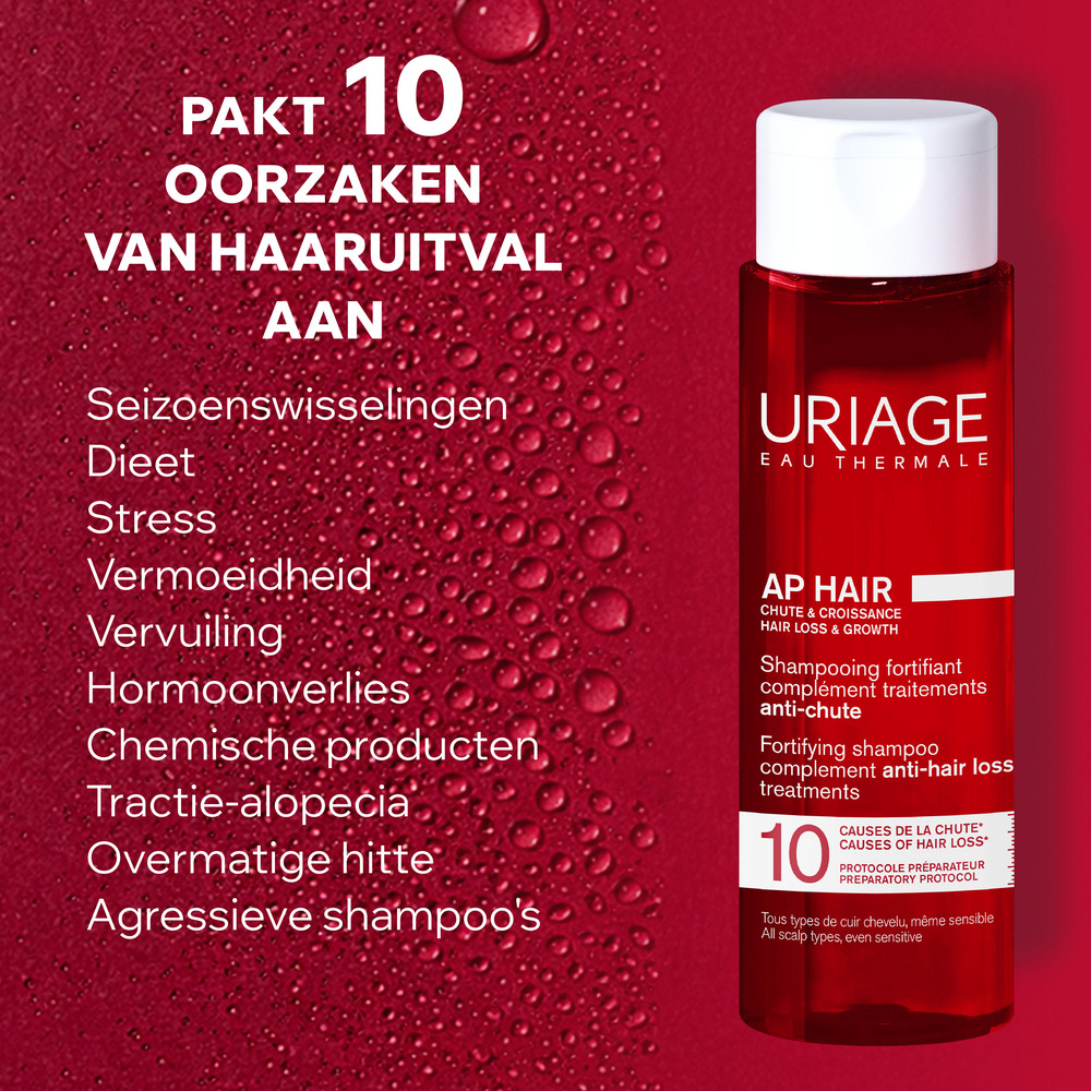 Uriage AP Hair Versterkende Anti-Haaruitval Shampoo 200ml