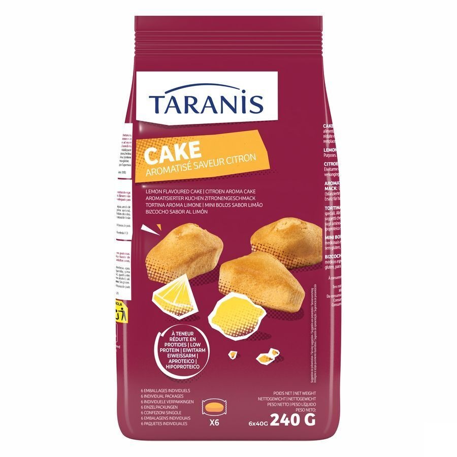 Taranis Mini Citroen Cake Zakje 6x40g