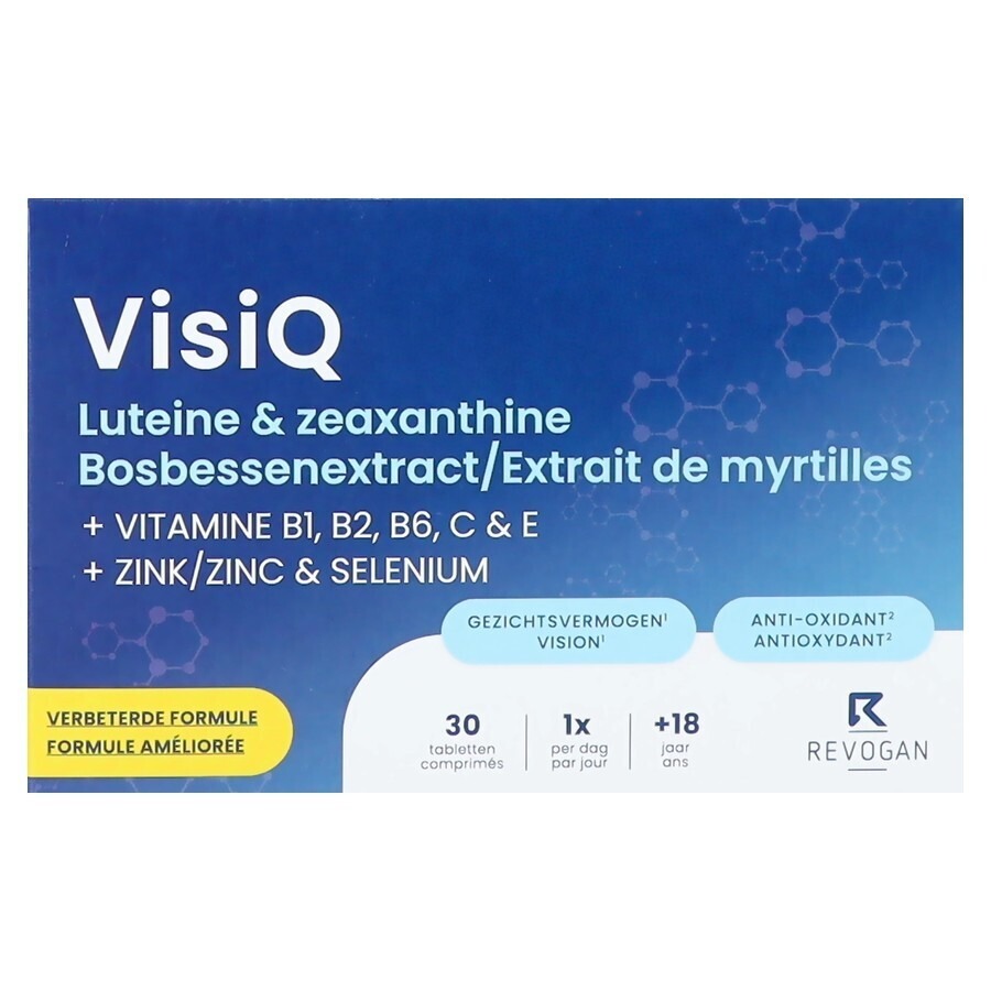 Revogan Visiq Gezichtsvermogen 30 Tabletten
