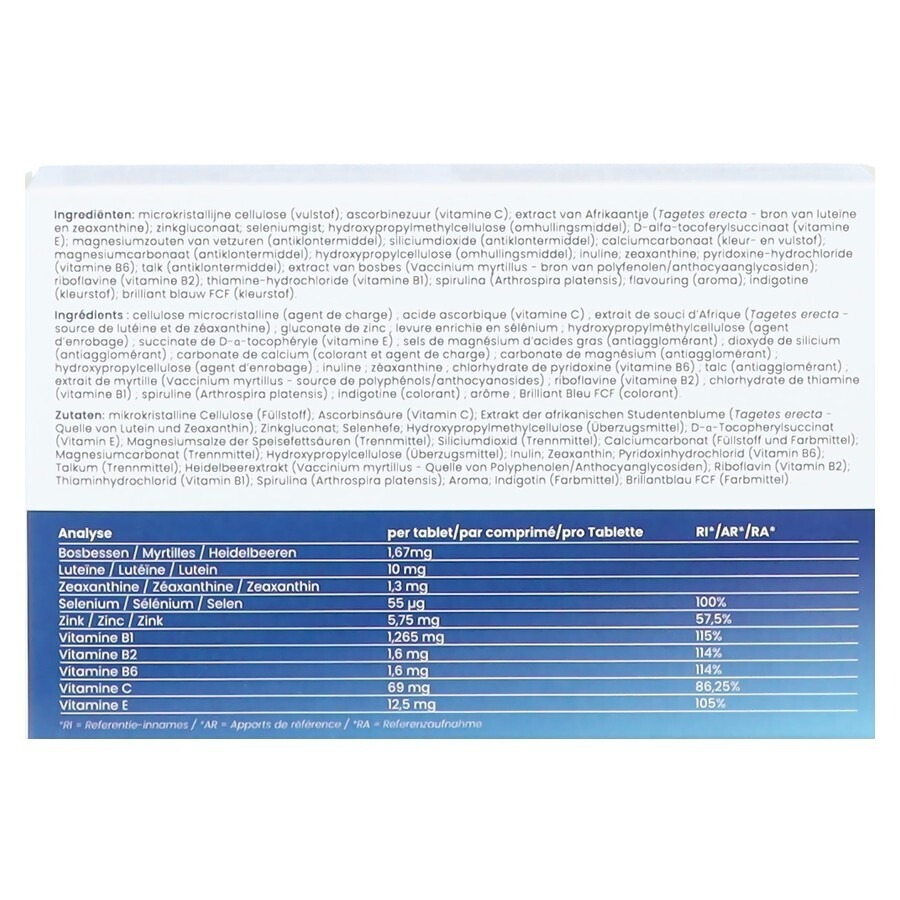 Revogan Visiq Gezichtsvermogen 30 Tabletten