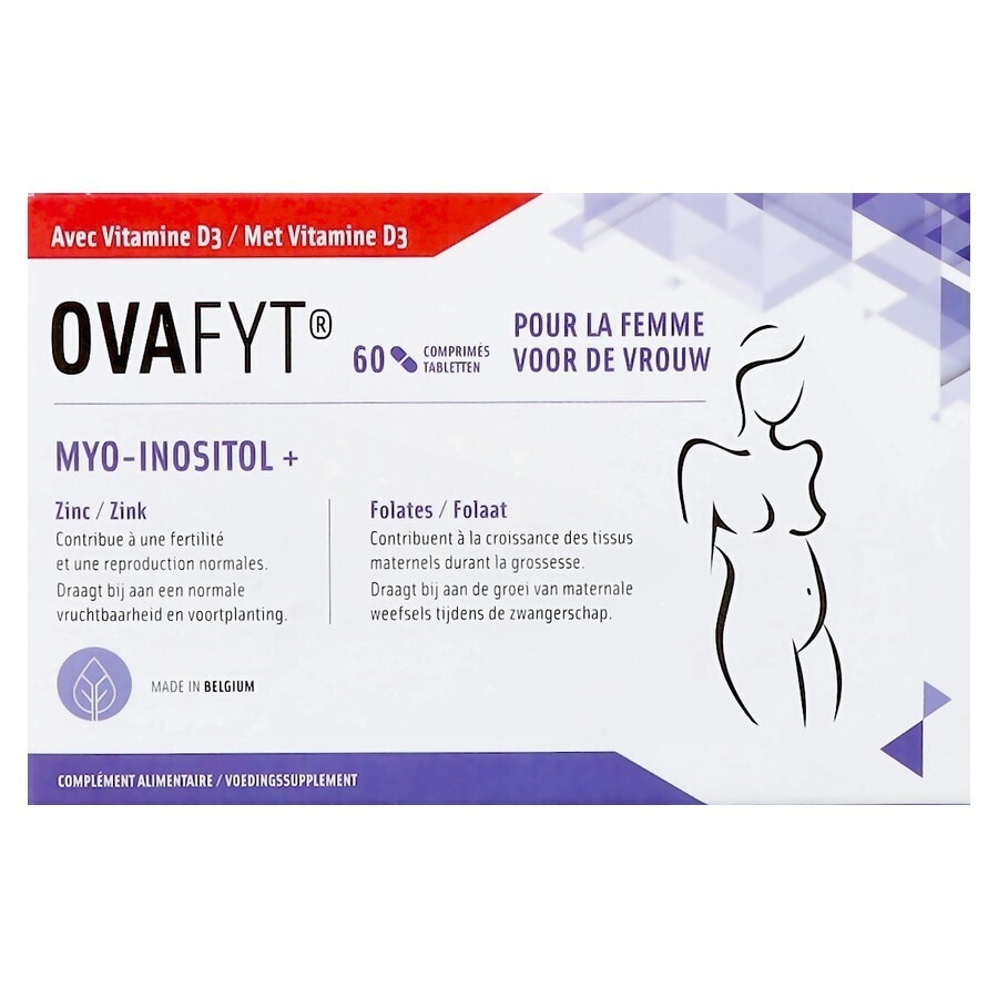 Ovafyt Myo-inositol Folaat Zink Vit D Tabl 60
