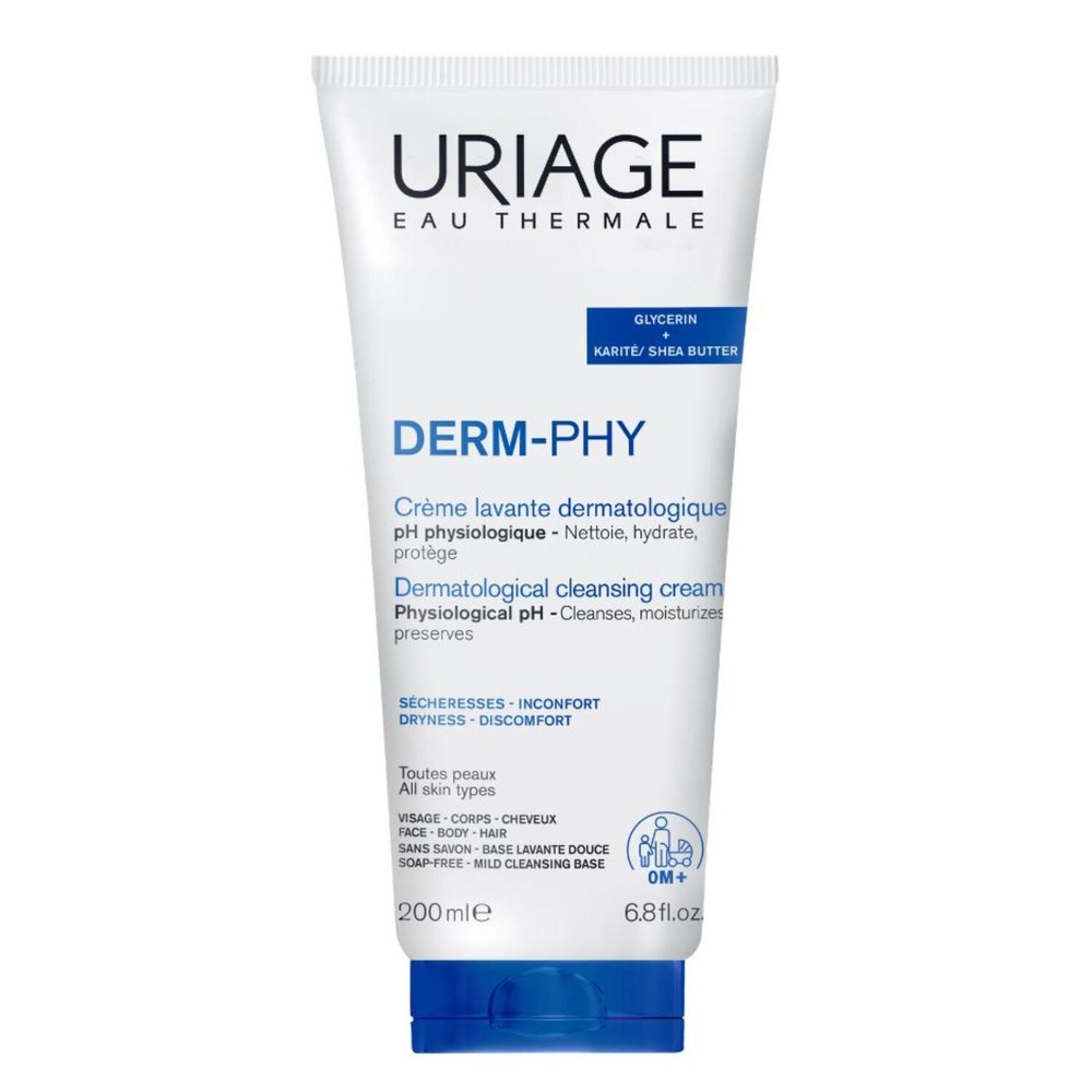 Uriage Derm-Phy Dermatologische Reinigingscrème 200 ml | Droge Huid