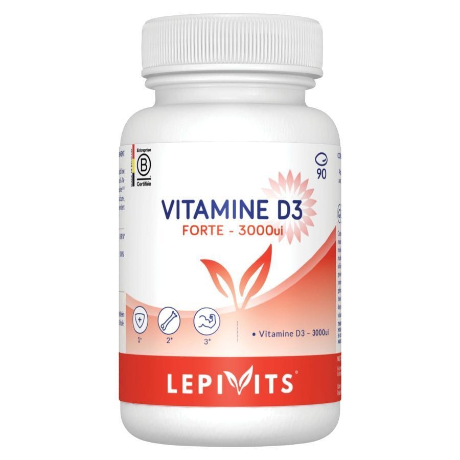 Lepitvits Vitamine D3 3000IE 90 Capsules