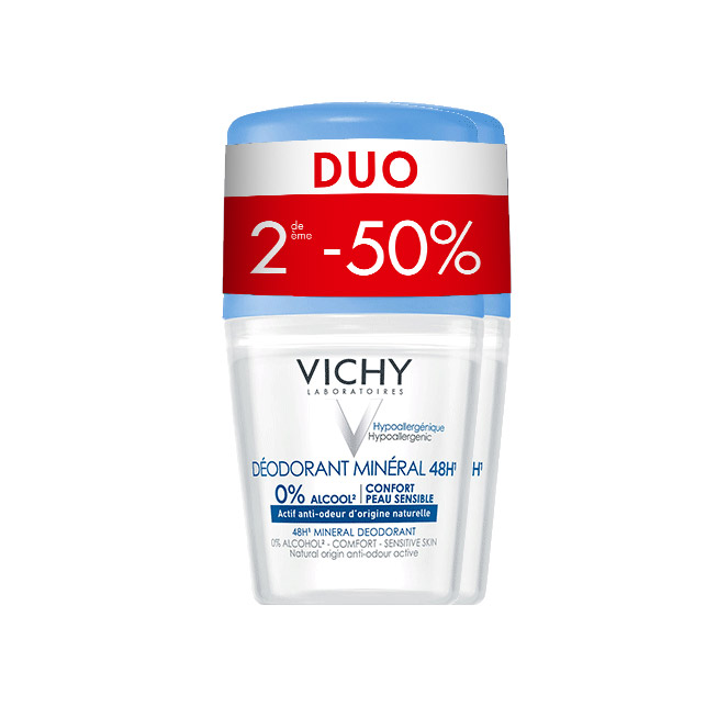 Vichy Deo Mineral 48H Duo 2X50ml