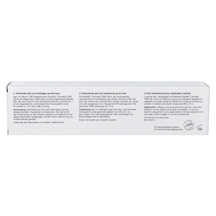 Rubaxx Cannabis CBD Gel 180ml