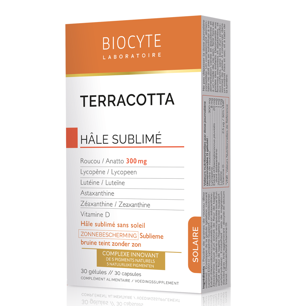 Biocyte Terracotta Sublieme Bruine Tint zonder Zon 30 Capsules