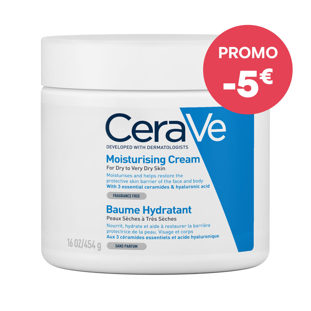 CeraVe Hydraterende Crème Droge Tot Zeer Droge Huid 454ml Promo -5€