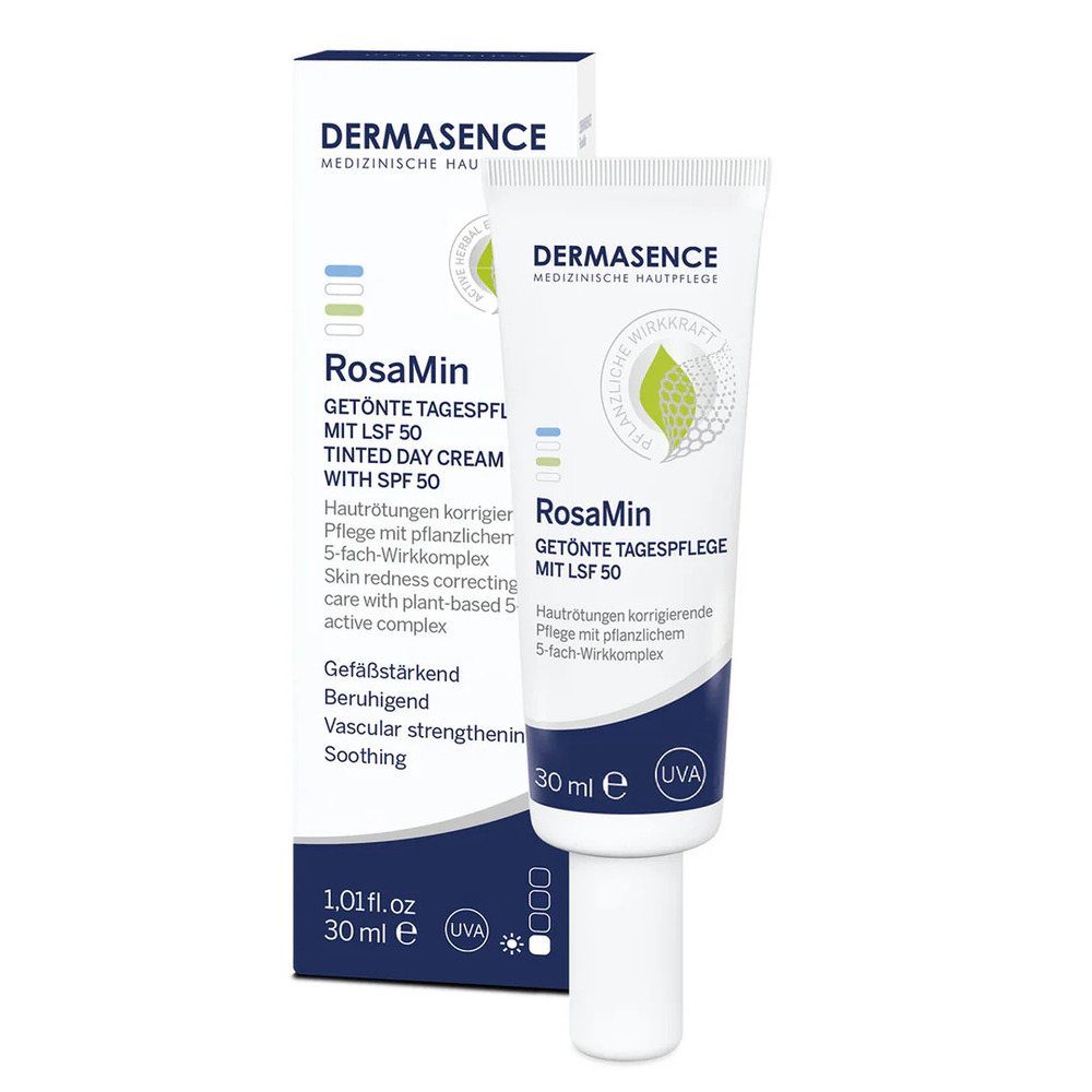 Dermasence Rosamin Getinte Dagcrème tegen Roodheid Lichte Huid SPF50 30 ml