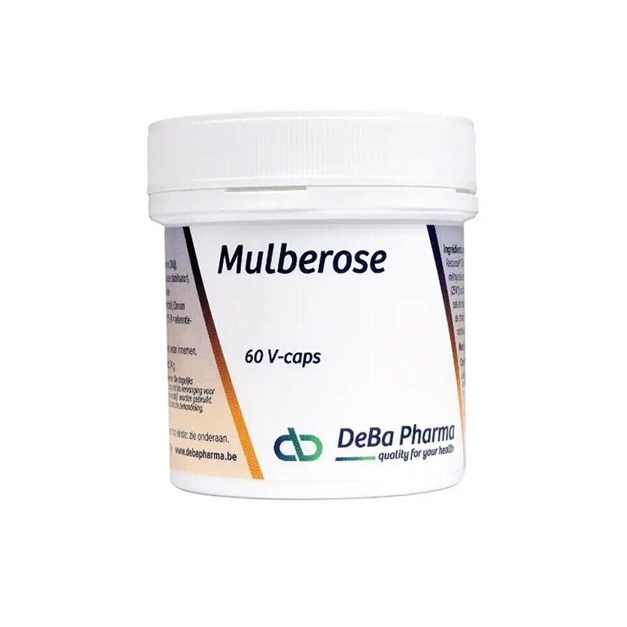 Deba Pharma Mulberose Reducose 250 mg 60 Plantaardige Capsules