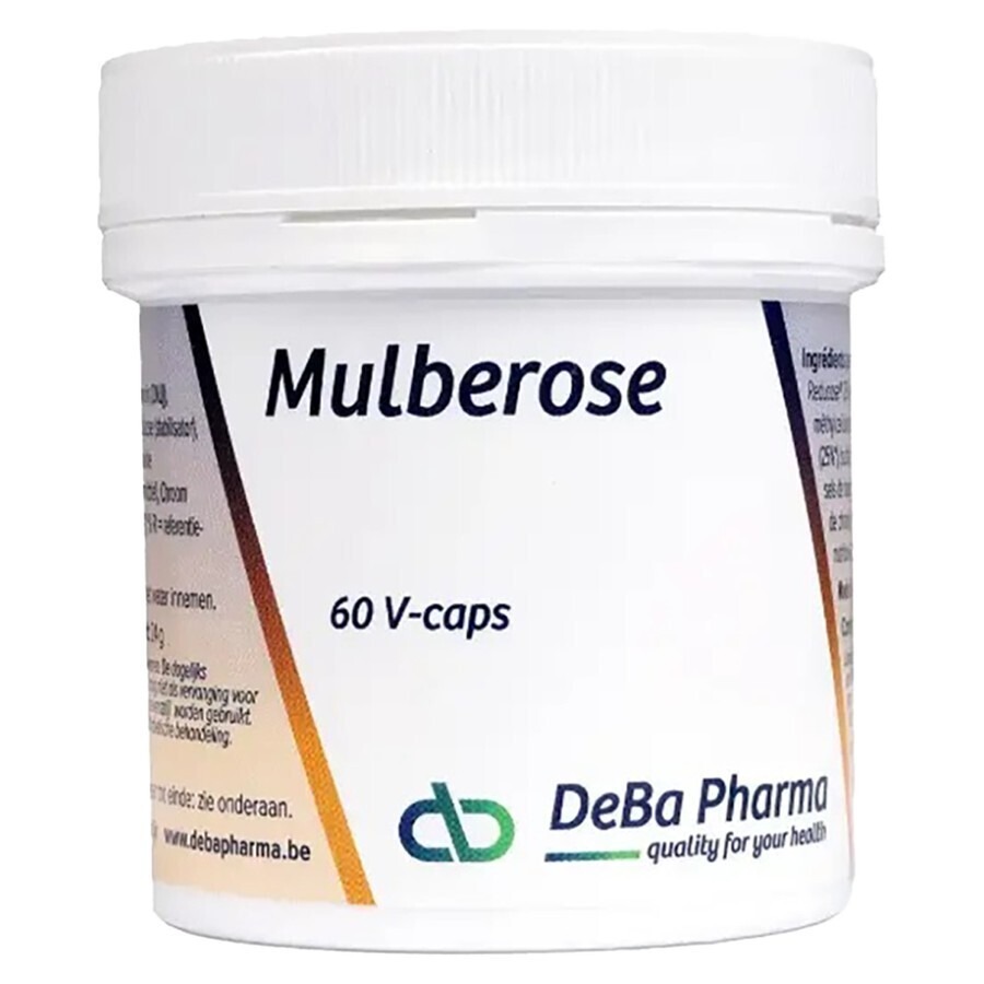 Deba Pharma Mulberose Reducose 250 mg 60 Plantaardige Capsules