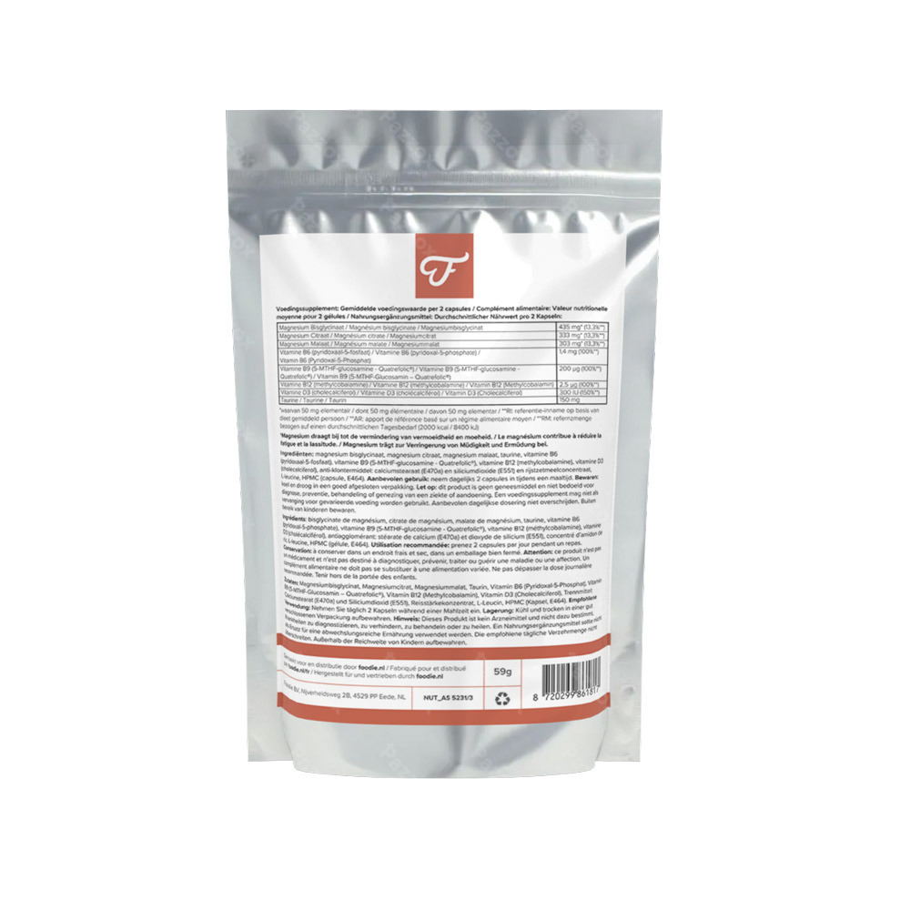 Foodie Magnesium Boost 60 Tabletten