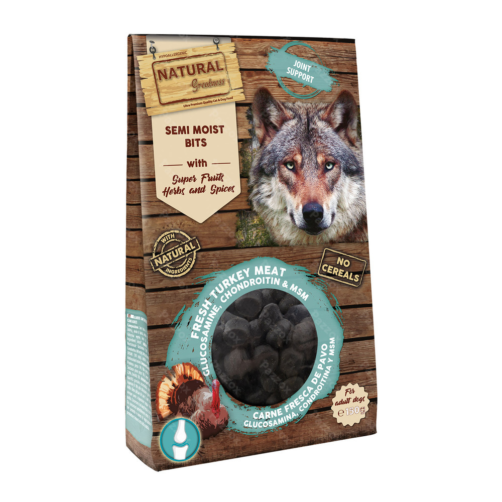 Natural Greatness Semi Moist Bits Joint Support Hondensnack 150g