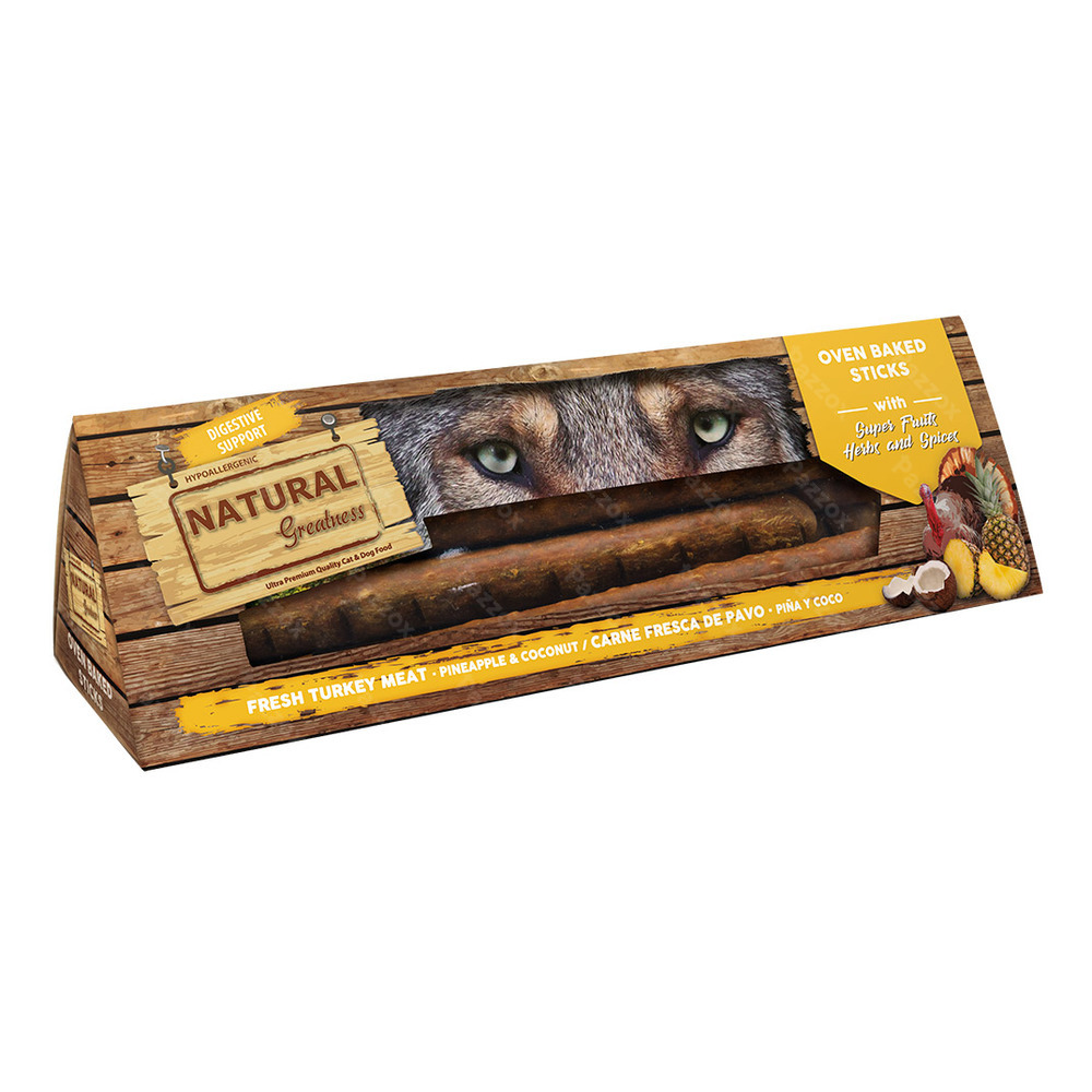 Natural Greatness Oven Baked Sticks Digestive Support Hondensnacks 150g 