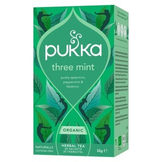 Pukka Three Mint Biologische Thee 20 Zakjes