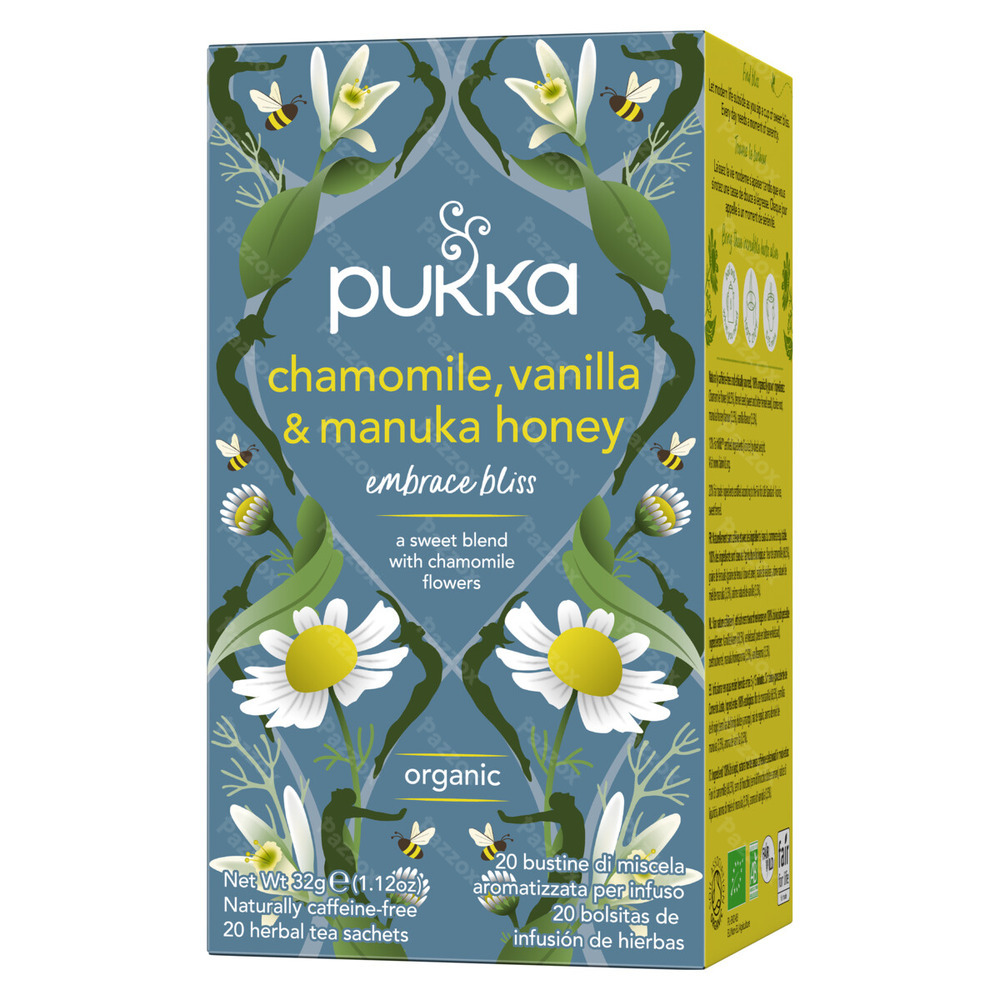 Pukka Chamomille Vanilla Manuka Honey Biologische Thee 20 Zakjes