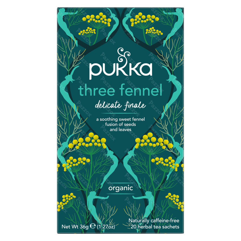 Pukka Three Fennel Biologische Thee 20 Zakjes