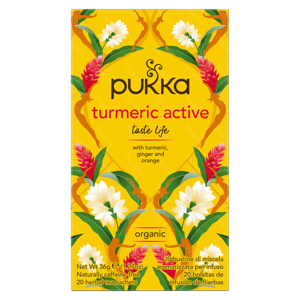 Pukka Turmeric Active Biologische Thee 20 Zakjes