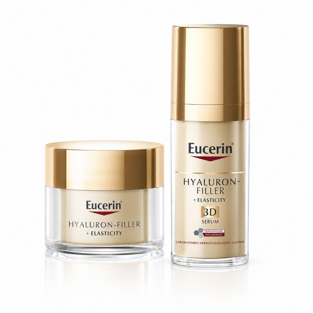 Eucerin Hyaluron-Filler + Elasticity Serum + Dagcrème SPF30 Promopakket
