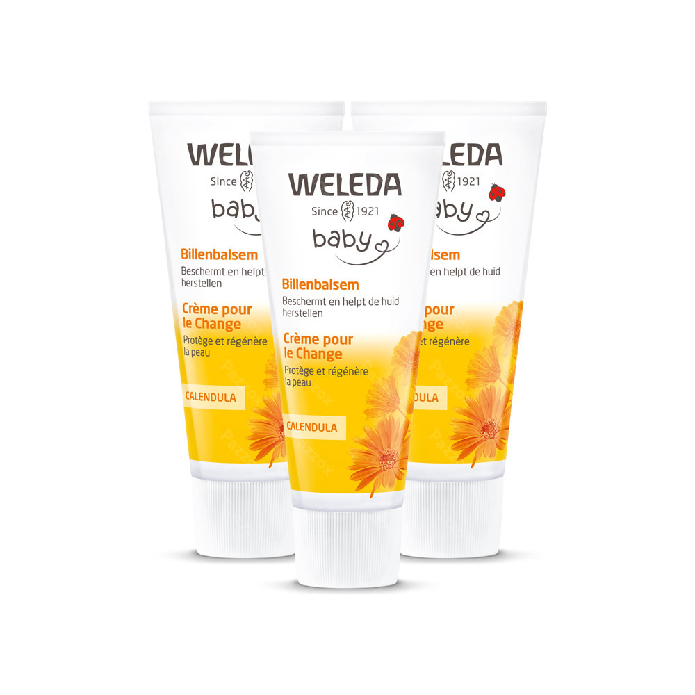 Weleda Calendula Baby Billenbalsem 3 x 75ml Promopakket