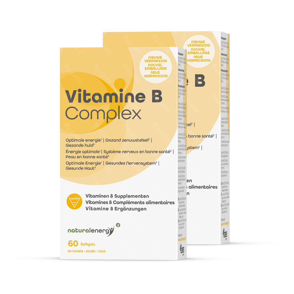 Natural Energy Vitamine B Complex 60 Capsules 1+1 Gratis